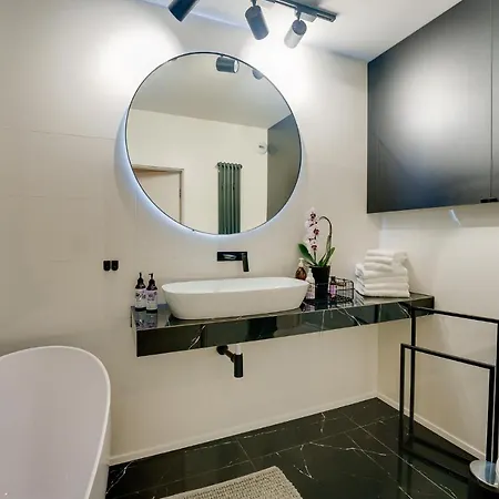 アパート Deluxe Black Orchid Baltic Concept ジビジノ